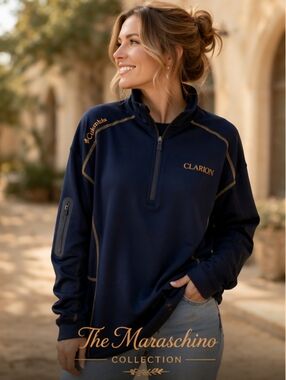 Clarion College Columbia Golf Omni-Wick Shotgun 1/4 Zip Pullover XXL